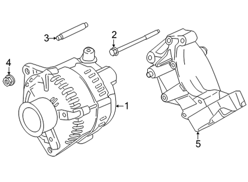 2021 Ford F-250 Super Duty Alternator Diagram