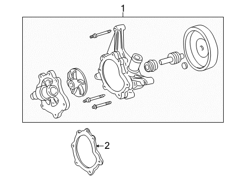 2002 Lincoln LS Water Pump Diagram