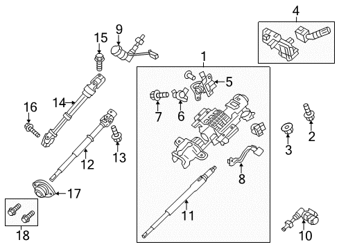 2013 Ford F-150 Gear Shift Control - AT Diagram