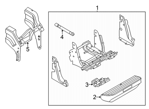 2019 Ford F-150 Exterior Trim - Pick Up Box Diagram