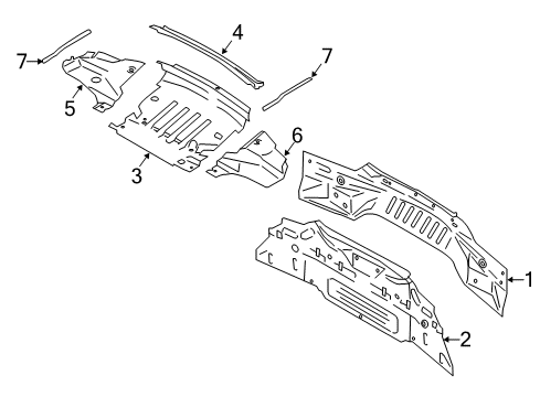 2021 Ford Mustang Rear Body Diagram 1 - Thumbnail