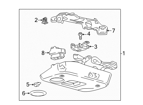 2020 Ford Mustang Overhead Console Diagram 1 - Thumbnail
