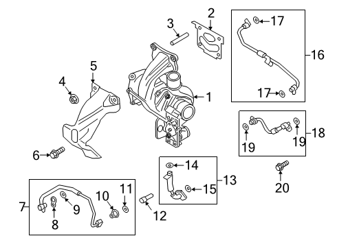 2021 Lincoln Nautilus Turbocharger Diagram