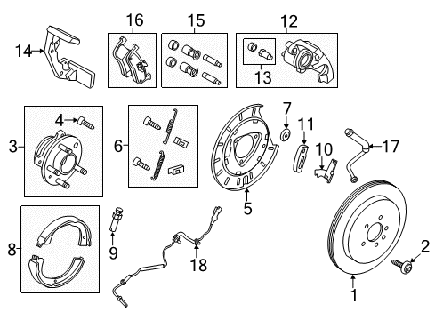 2017 Lincoln MKT Parking Brake Diagram