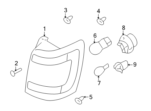 2012 Ford Escape Bulbs Diagram