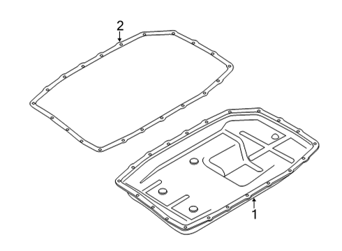 2023 Ford Transit-150 Transmission Components Diagram