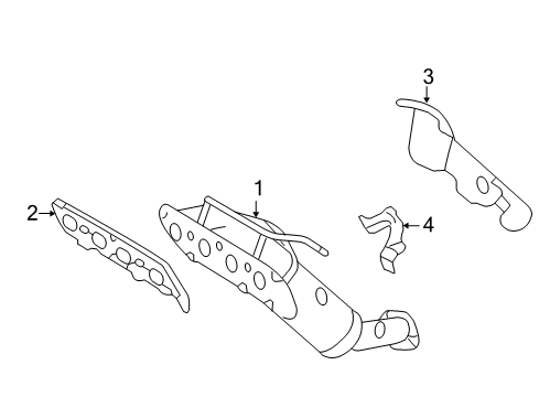 2008 Mercury Milan Exhaust Manifold Diagram
