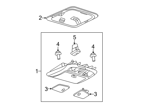 2008 Mercury Milan Overhead Console Diagram