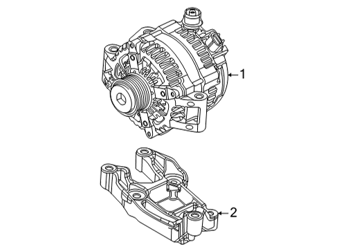 2017 Ford E-350 Super Duty Alternator Diagram
