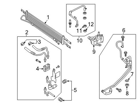 2018 Lincoln MKZ Trans Oil Cooler Diagram