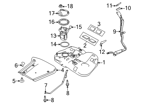 2011 Ford Taurus Fuel Supply Diagram