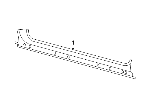 2017 Ford Transit-150 Rocker Panel Diagram