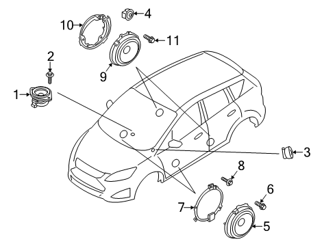 2017 Ford C-Max Sound System Diagram