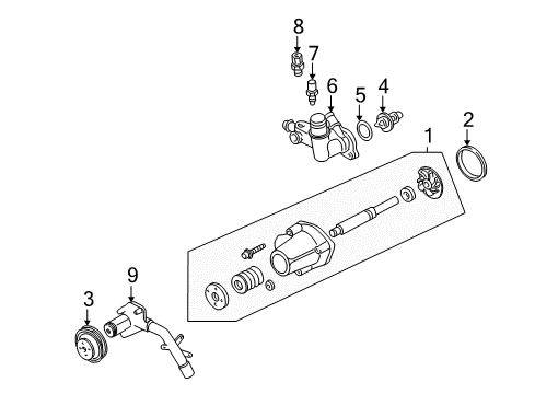 2000 Ford Ranger Water Pump Diagram