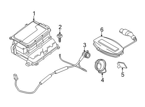 2017 Ford C-Max Hybrid Components Diagram