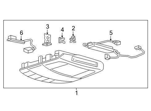 2019 Lincoln Continental Overhead Console Diagram