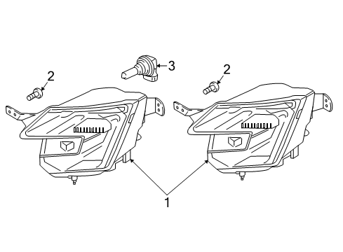 2018 Ford Police Interceptor Utility Fog Lamps Diagram