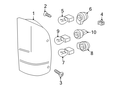 2005 Ford Ranger Combination Lamps Diagram