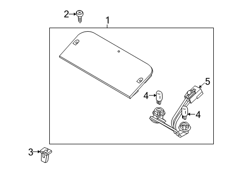 2013 Ford E-250 Bulbs Diagram