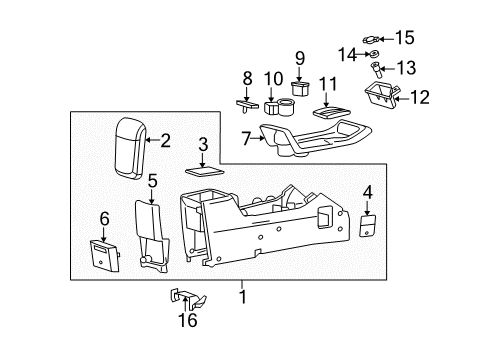 2006 Mercury Mariner Center Console Diagram