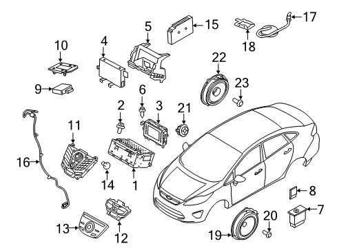 2019 Ford Fiesta Sound System Diagram
