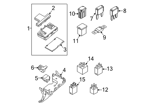 2016 Ford Edge Fuse Box Diagram for G2GZ-14A068-J