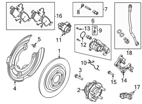2022 Ford Mustang Mach-E Anti-Lock Brakes Diagram