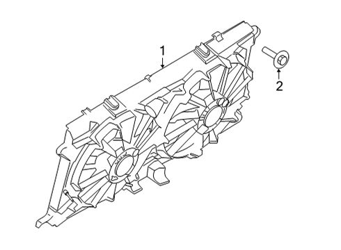2022 Ford F-150 Cooling System, Radiator, Water Pump, Cooling Fan Diagram