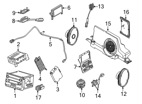 2014 Ford F-250 Super Duty Sound System Diagram