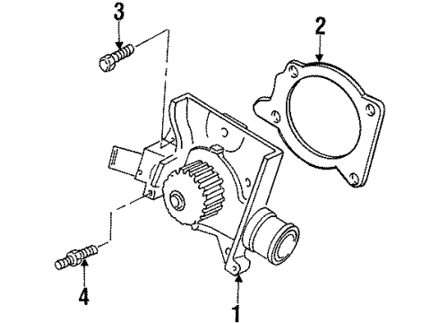 2000 Ford Escort Water Pump Diagram