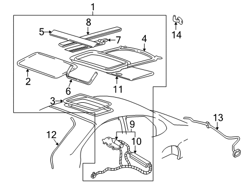 2000 Mercury Sable Sunroof Diagram