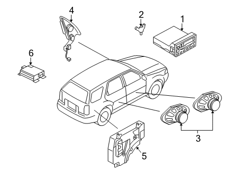 2006 Mercury Mariner Sound System Diagram