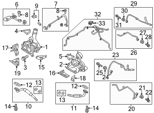 2015 Ford Police Interceptor Sedan Turbocharger Diagram