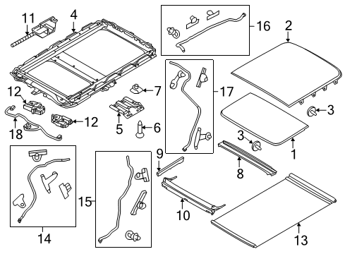 2015 Ford Police Interceptor Utility Sunroof Diagram
