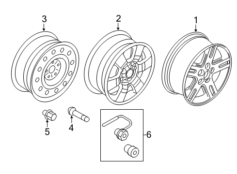 2012 Ford Escape Wheels Diagram