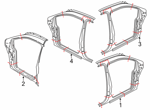 2021 Ford Transit Connect Aperture Panel Diagram