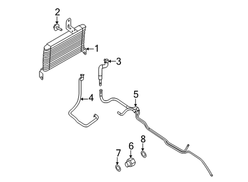 2017 Ford E-350 Super Duty Trans Oil Cooler Diagram