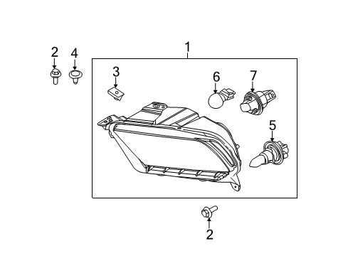 2013 Ford Mustang Bulbs Diagram 5 - Thumbnail