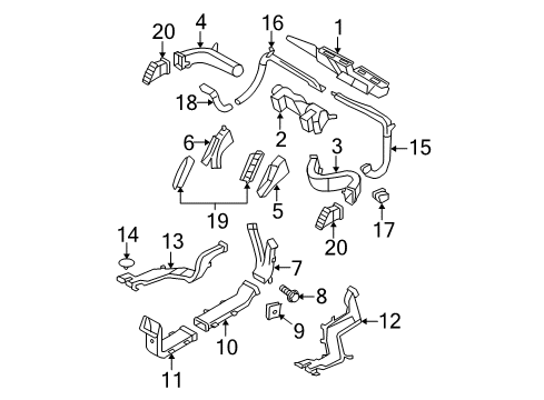 2010 Ford Edge Ducts Diagram