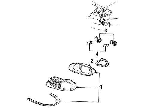 1998 Ford Taurus Tail Lamps Diagram