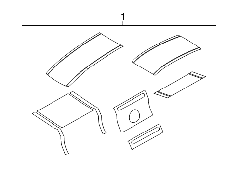 2011 Ford Mustang Stripe Tape Diagram