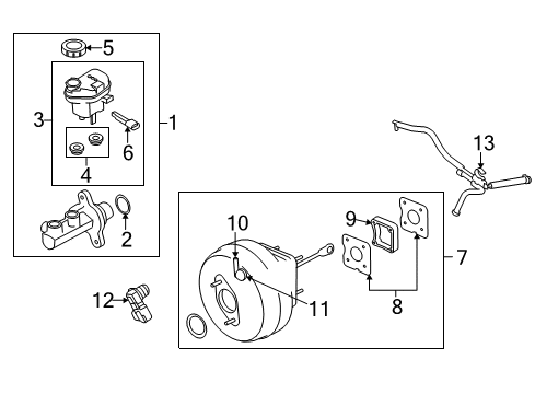 2014 Lincoln MKS Dash Panel Components Diagram