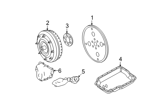 2007 Ford Fusion Transaxle Parts Diagram