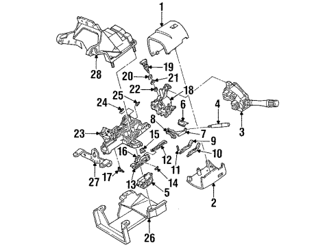 1995 Lincoln Continental Ignition Lock Diagram
