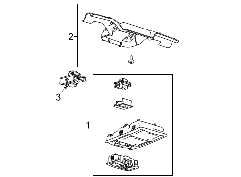 2013 Ford F-150 Overhead Console Diagram