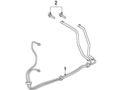 2008 Mercury Milan Trans Oil Cooler Diagram 3 - Thumbnail