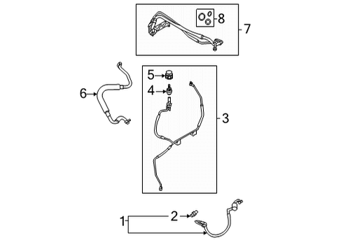 2020 Ford Transit-350 A/C Condenser, Compressor & Lines Diagram 2 - Thumbnail