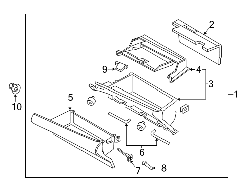 2019 Lincoln Continental Glove Box Diagram