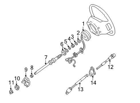 2005 Ford Ranger Shaft & Internal Components Diagram