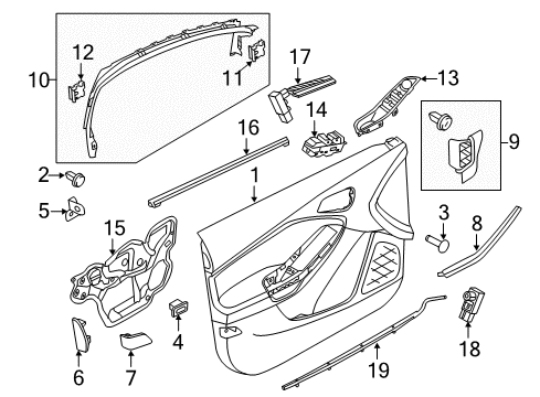 2015 Ford Focus Rear Door Diagram